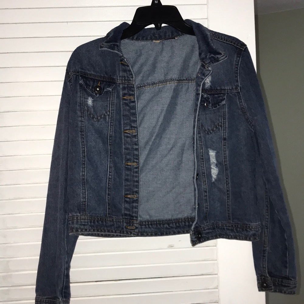 Distressed Jean Jacket | fashion Nova